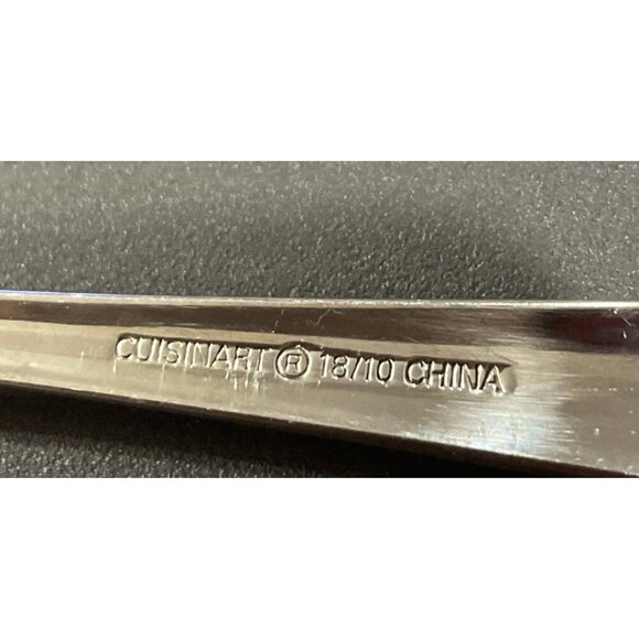 Cuisinart Richfield 18/10 Stainless Steel Flatware Butter Knife Sugar Spoon - Picture 3 of 4